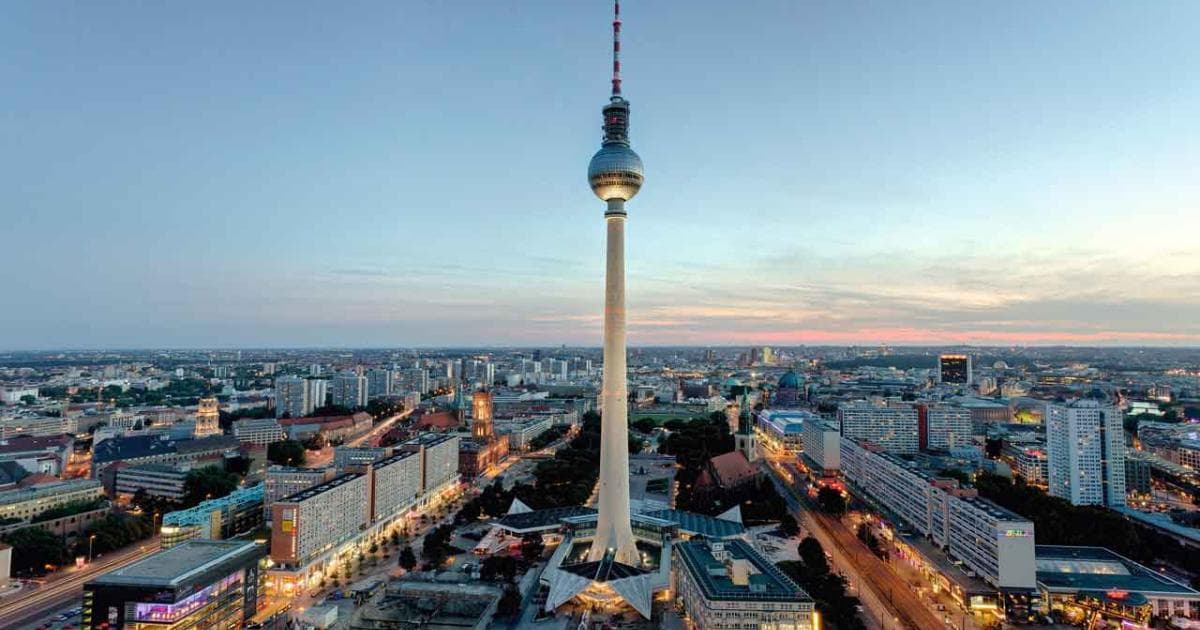 Berlin billboard advertising environment and city context – view 1