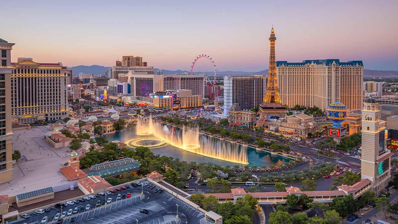 Las Vegas billboard advertising environment and city context – view 1