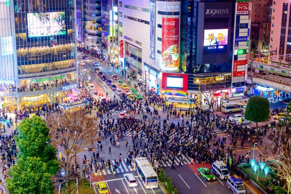 Tokyo billboard advertising environment and city context – view 1