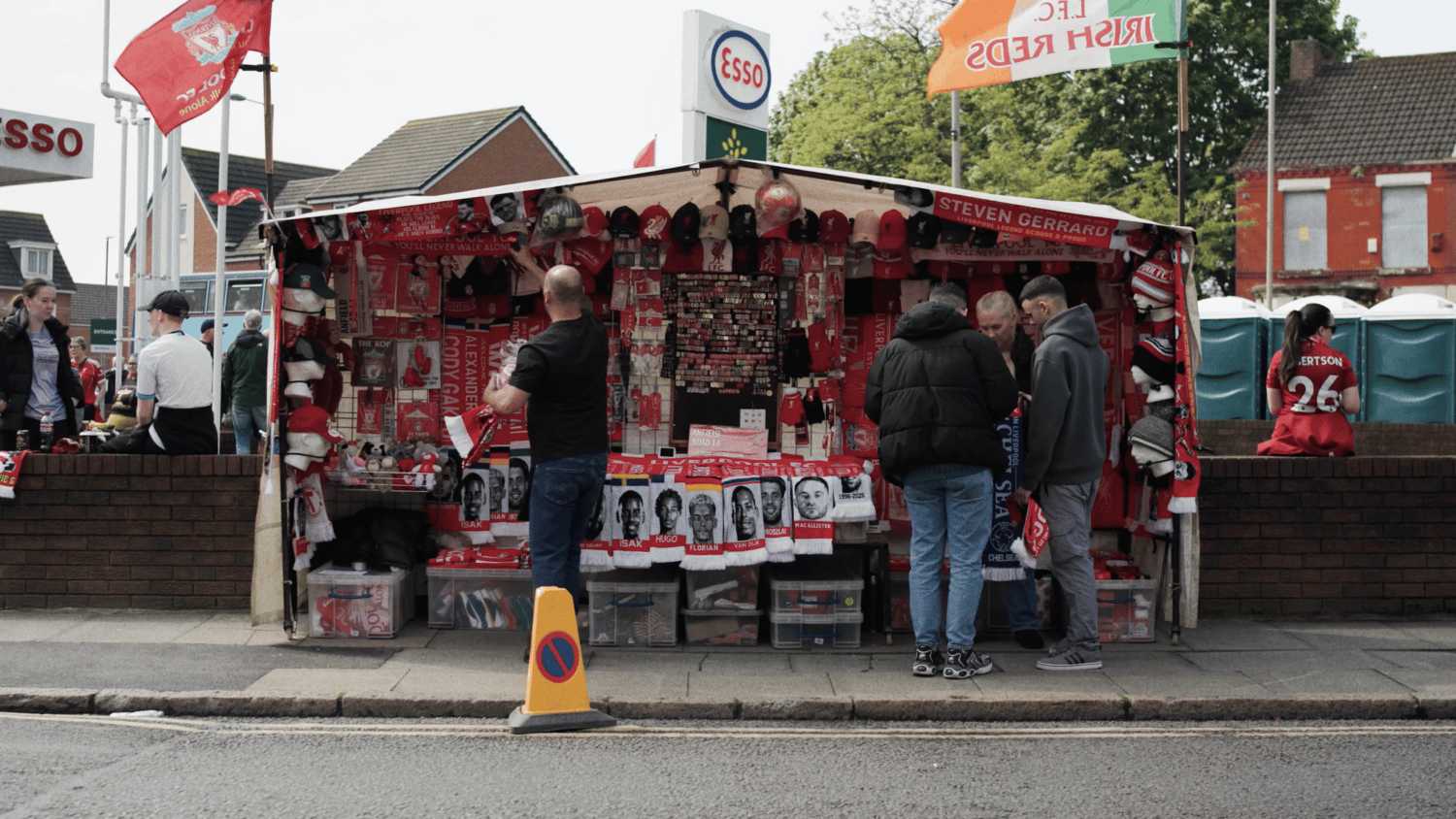 Open Media Matchday Moments outdoor advertising creative for Premier League fan journeys