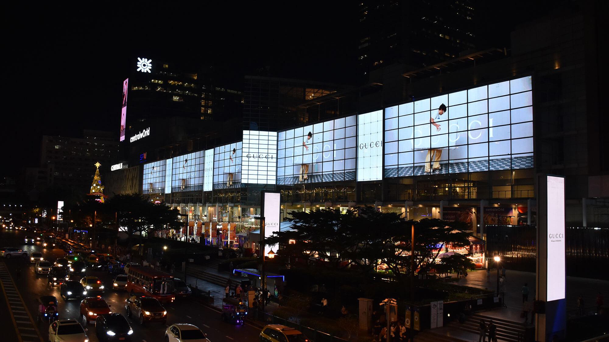 Ratchaprasong, Bangkok outdoor advertising environment – view 1