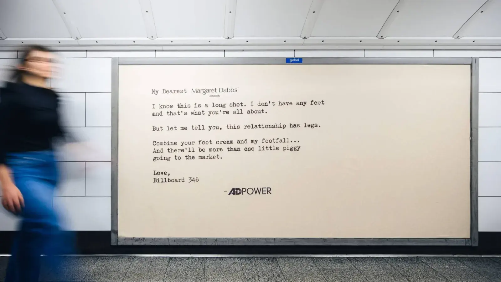 AdPower Courts 100 UK Brands With Personalized ‘Love Letters’ Billboards