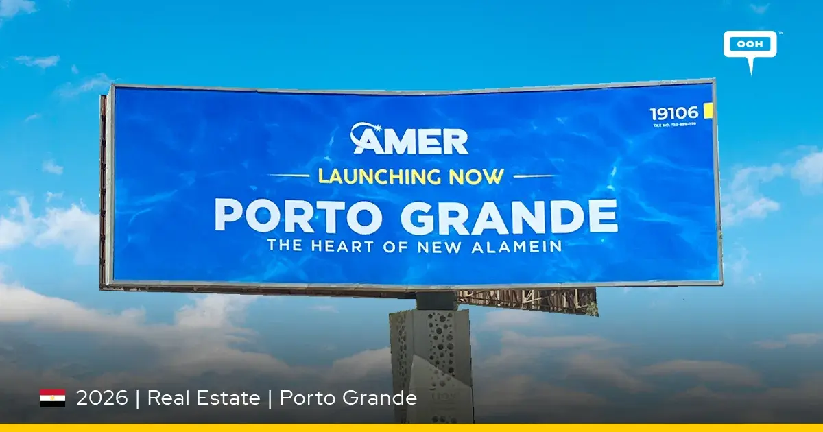 Amer Group Uses Two OOH Creative Roles to Launch Porto Grande in New Alamein