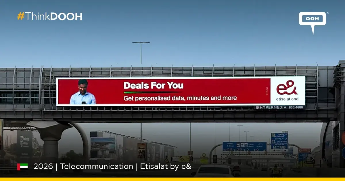 e& Uses UAE DOOH to Make Personalized Mobile Deals Easy to Scan