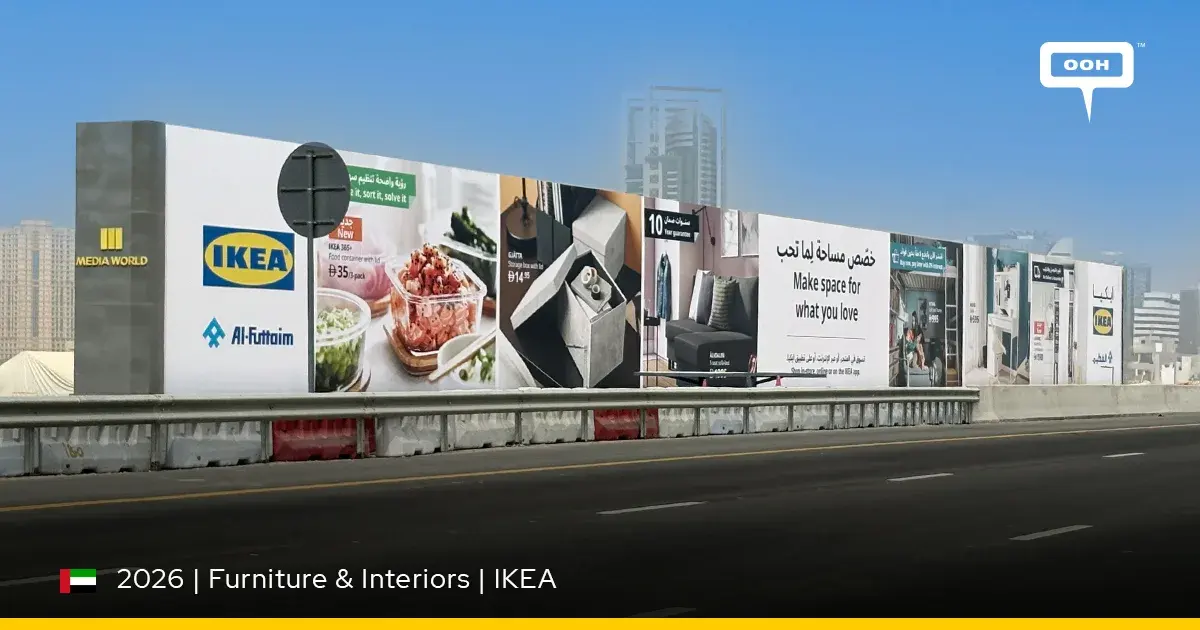 IKEA Uses Dubai DOOH to Make “Space” the Core Brand Idea