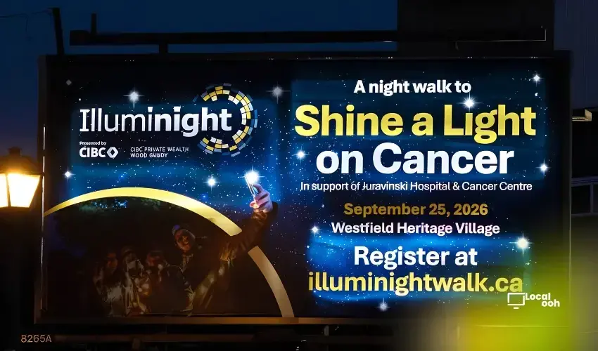 Illuminight Turns a Backlit Billboard Into the Message Itself