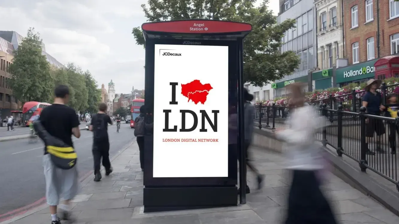 JCDecaux Adds 110 Digital Screens to Its London LDN Network