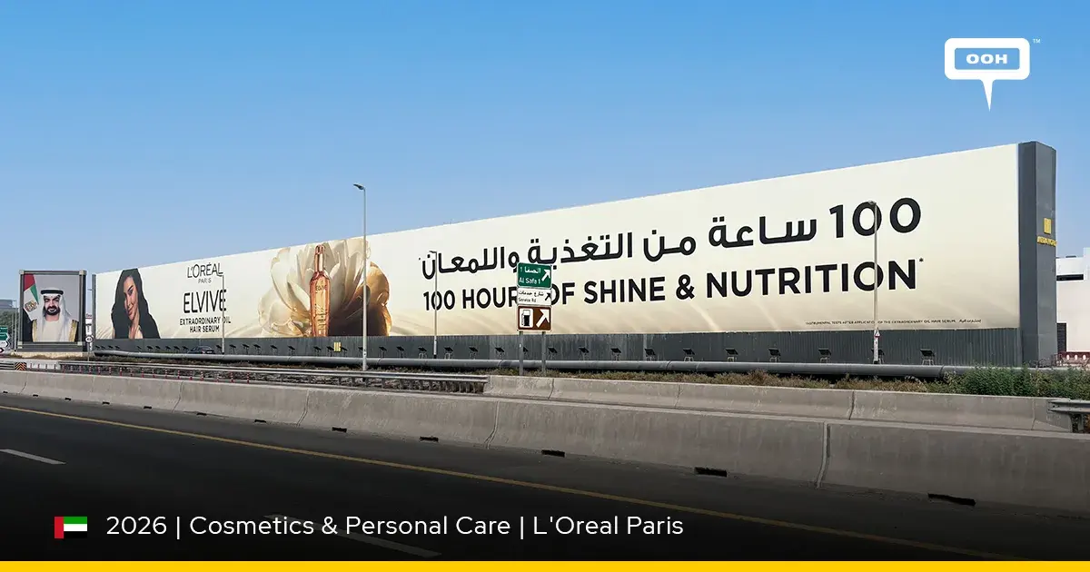 L’Oréal Elvive Uses Yasmin Sabry to Drive Product Recognition on UAE Hoardings