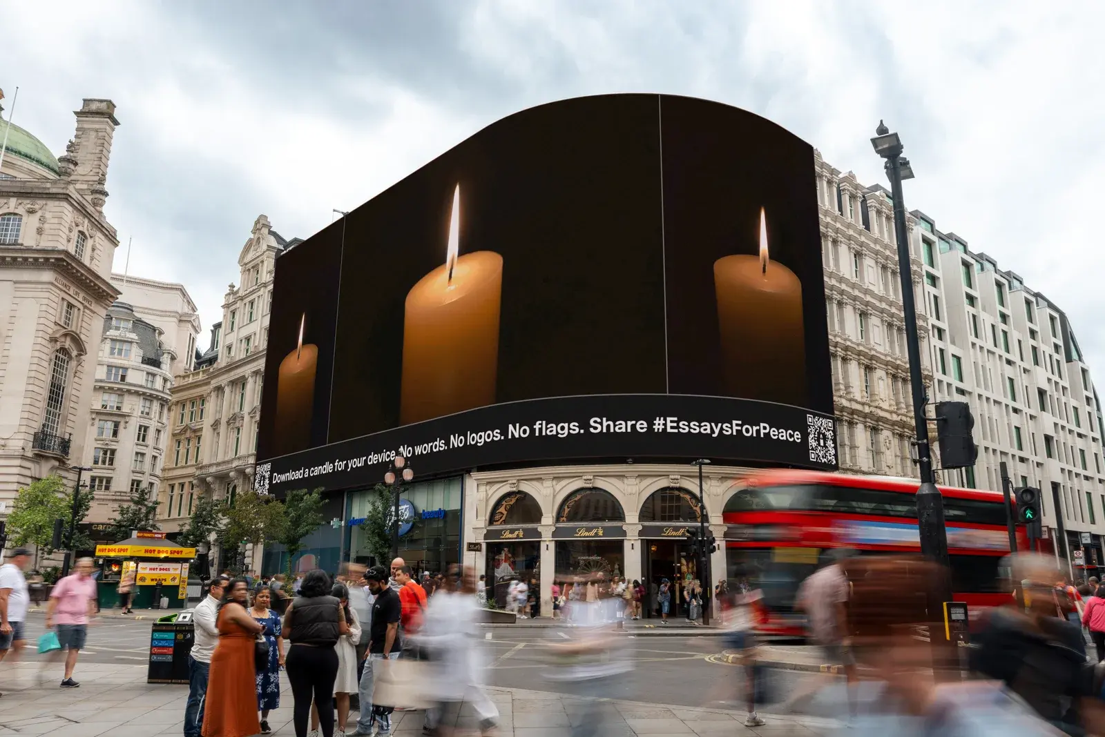 Ocean Details Piccadilly Lights’ Role in Essays for Peace
