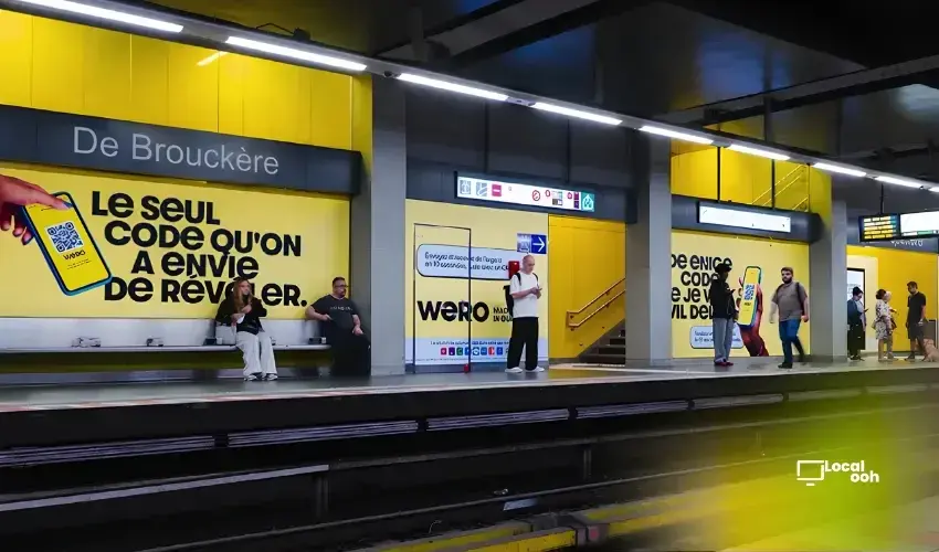 WERO’s Brussels Metro Takeover Shows the Value of Owning a Transit Environment