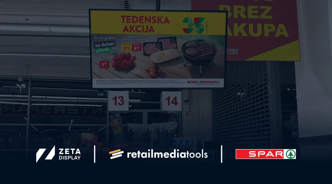ZetaDisplay Expands SPAR Partnership With New In-Store Retail Media Network